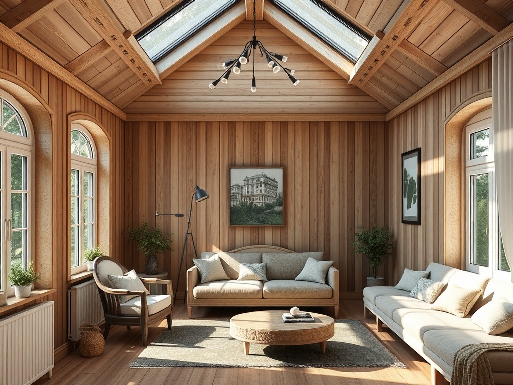 Выбор цвета для интерьера деревянного дома