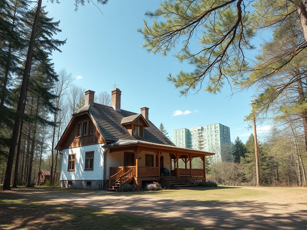 Строительство загородного дома в стиле фахверк